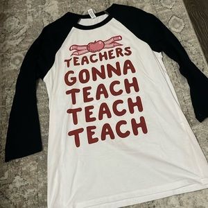 Taylor Swift Inspired Teacher Raglan Tee